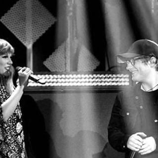 Taylor Swift & Ed Sheeran on stage