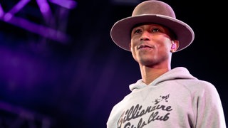 Pharrell Williams beim Openair Frauenfeld 2014