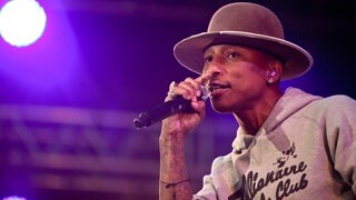 Pharrell Williams beim Openair Frauenfeld 2014