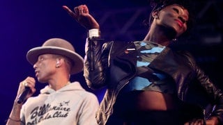 Pharrell Williams beim Openair Frauenfeld 2014