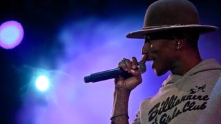 Pharrell Williams beim Openair Frauenfeld 2014