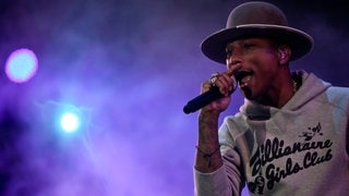 Pharrell Williams beim Openair Frauenfeld 2014