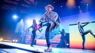 Pharrell Williams mach Stuttgart Happy