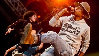 Pharrell Williams beim Openair Frauenfeld 2014