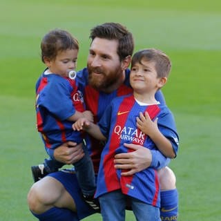 Lionel Messi Söhne Thiago