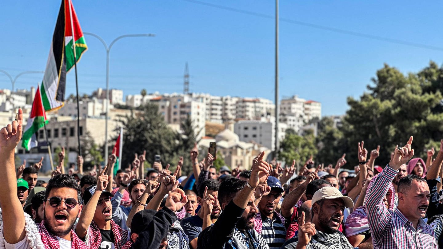 Protest in Jordanien pro Palästina