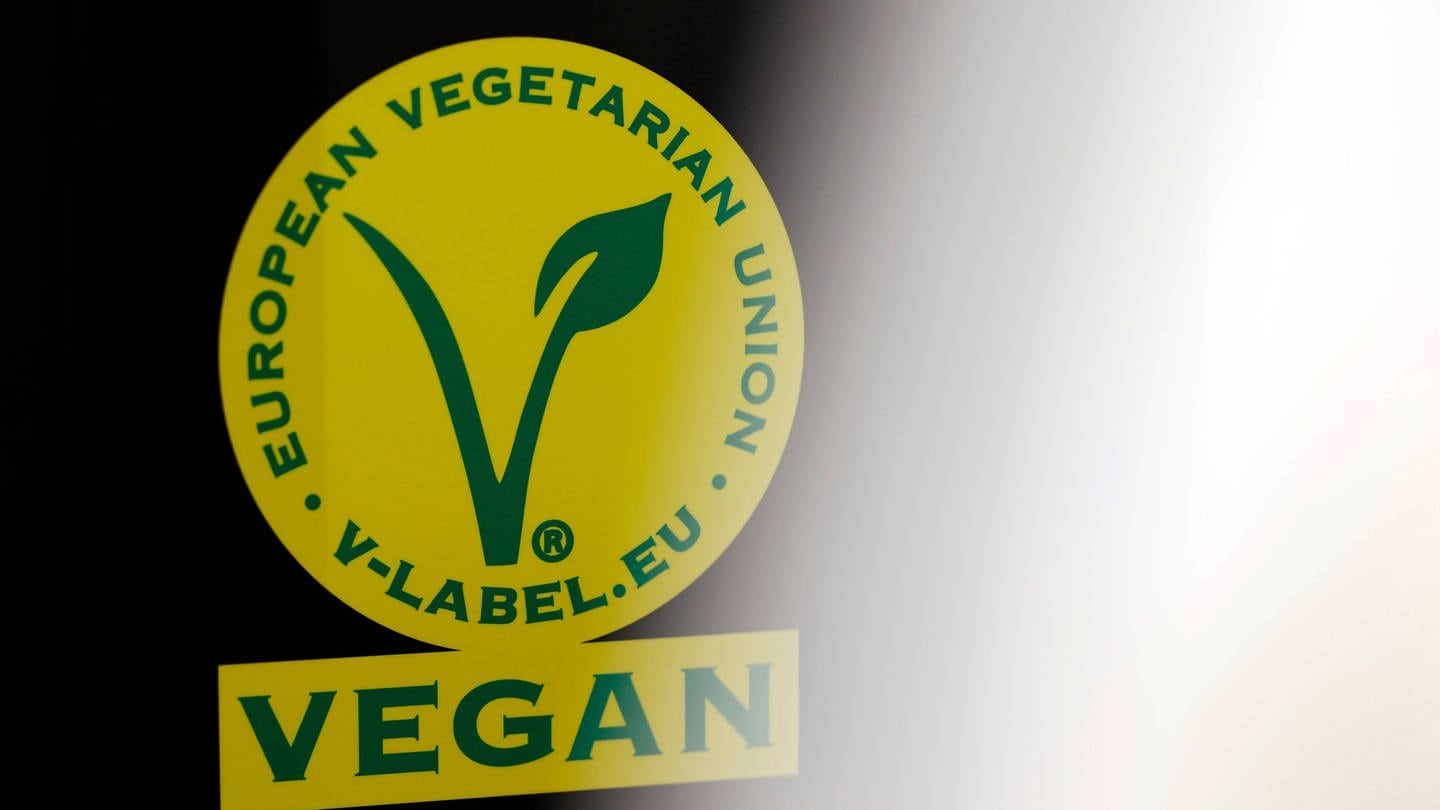 Das Logo des Vegan-Labels in Europa