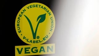 Das Logo des Vegan-Labels in Europa