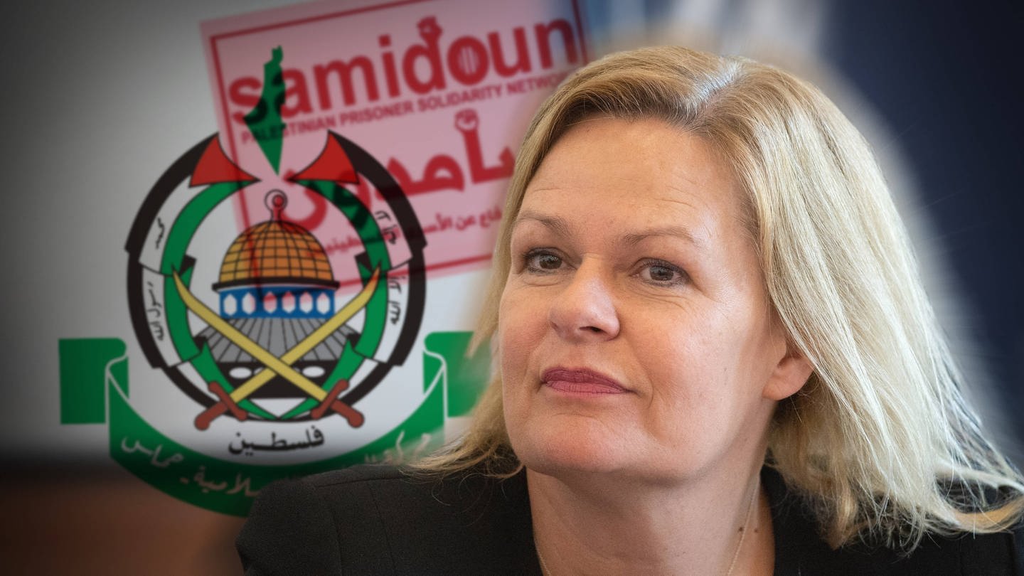 Nancy FAESER verbietet islamistisches Hamas und palaestinensisches Netzwerk Samidoun.