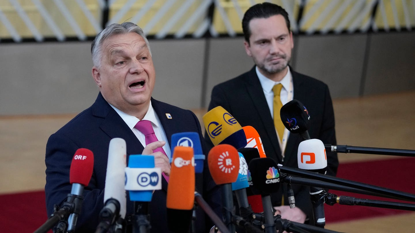 Ungarns Regierungschef Viktor Orban blockiert beim EU-Gipfel die Hilfsgelder für die Ukraine.