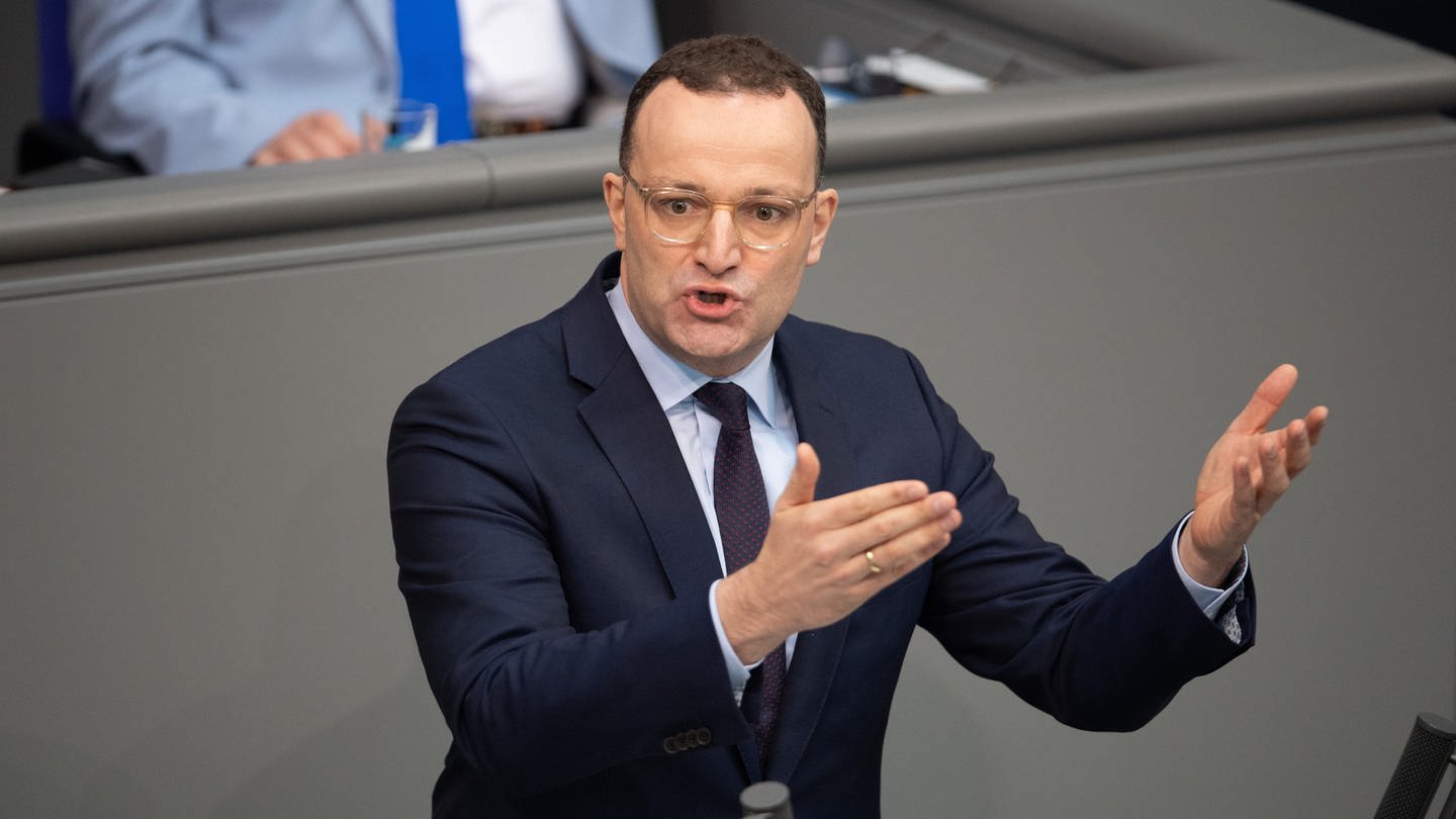 Jens Spahn im Bundestag.