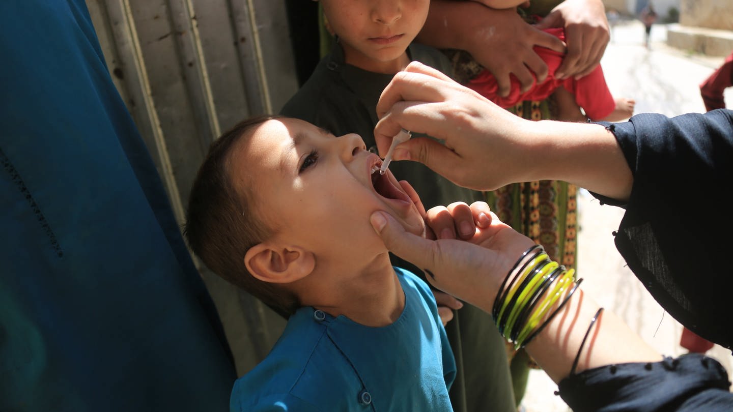 Polio-Impfung in Afghanistan