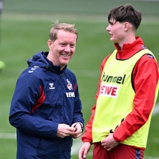 Timo Schultz beim Training des 1.FC Köln 