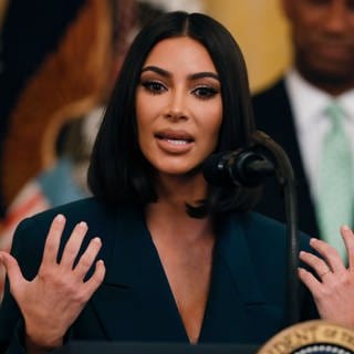 Die Unternehmerin Kim Kardashian kommt zur Digitalmesse OMR nach Hamburg.