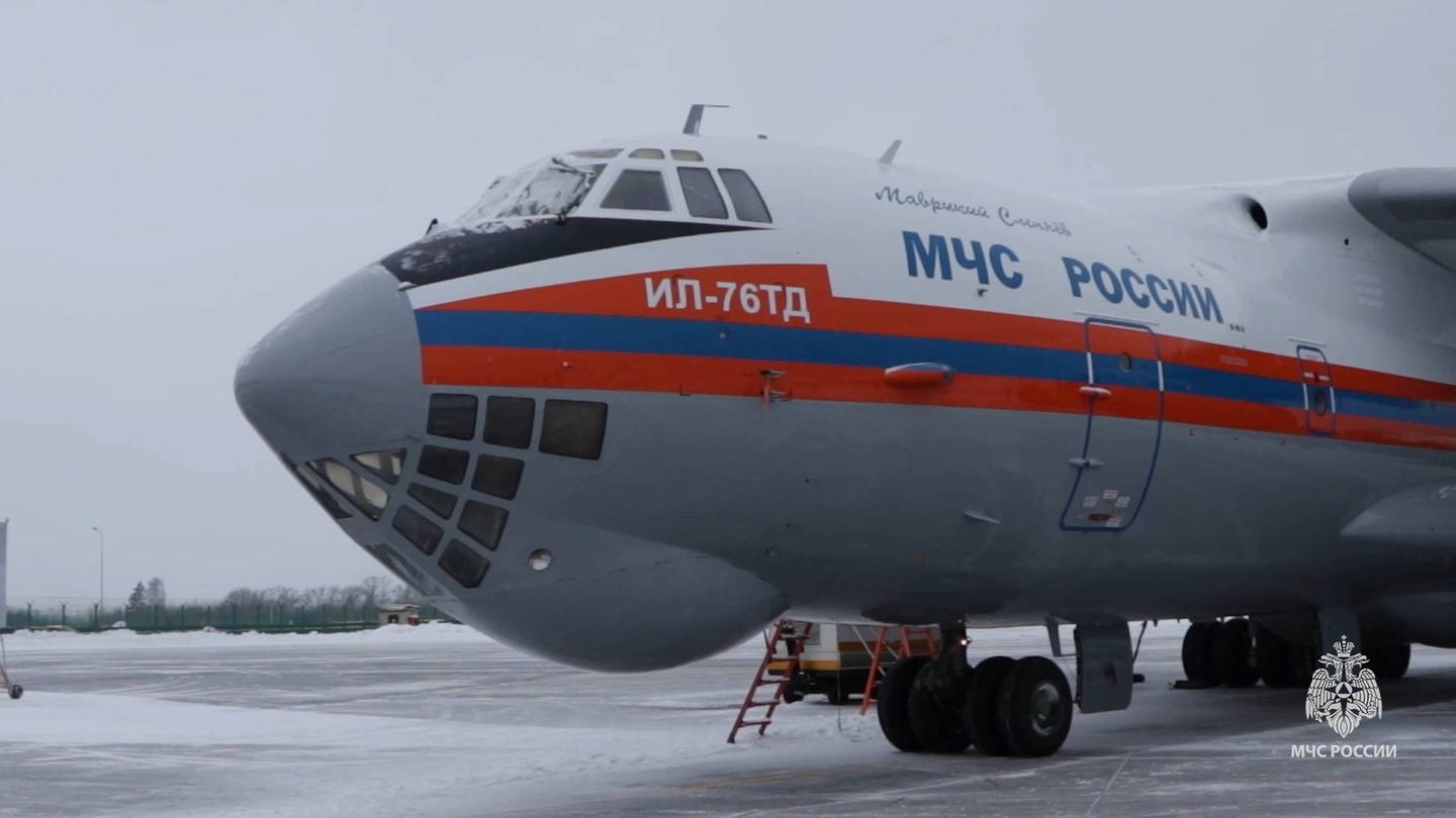 Russische Militärmaschine des Typs Il-76 (Symbolbild)