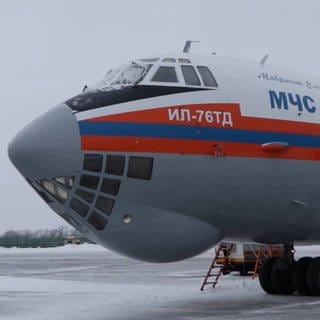 Russische Militärmaschine des Typs Il-76 (Symbolbild)