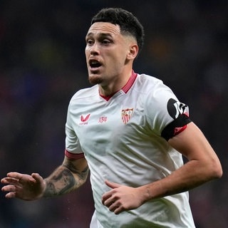 Lucas Ocampos von Sevilla FC während des Copa del Rey Spiels