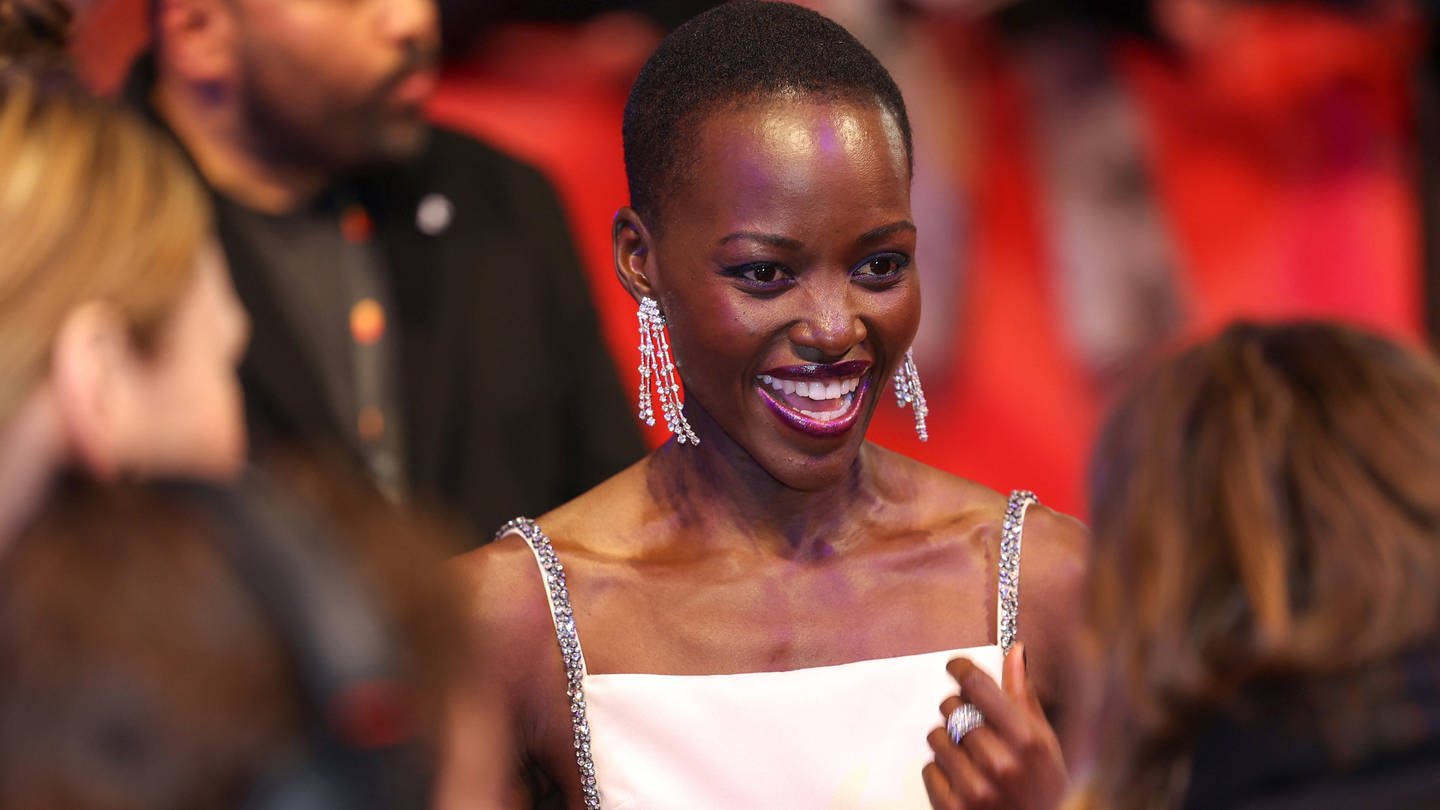 Lupita Nyong'o auf dem roten Teppich der Berlinale