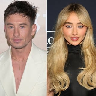 COLLAGE: Barry Keoghan (l.) und Sabrina Carpenter (r.).