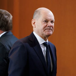 Bundeskanzler Olaf Scholz ist von den Überlegungen von Frankreichs Präsident Macron gar nicht begeistert.