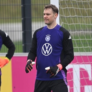 Manuel Neuer und Marc Andre ter Stegen beim Training