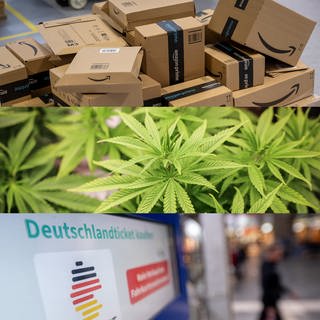 Cannabis wird teilweise legal und Amazon-Pakete musst du schneller zurückgeben. Was ändert sich im April?