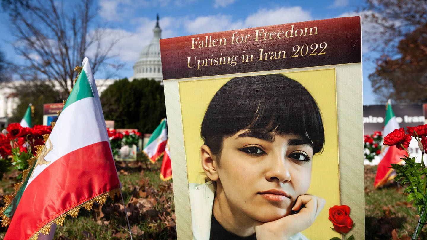 Memorial at US Capitol for Iranians killed in recent protests A photo of Nika Shah Karmi is one of hundreds of signs and flowers filling a lawn at the US Capitol, memorializing protesters killed in the 2019 and 2022 uprisings in Iran.