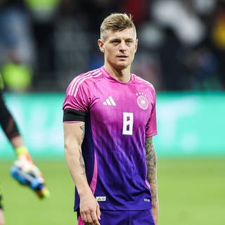 Toni Kroos beim Testspiel Deutschland - Niederlande in Frankfurt.