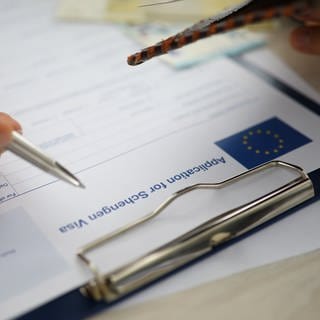 Antragsformular für Schengen Visum