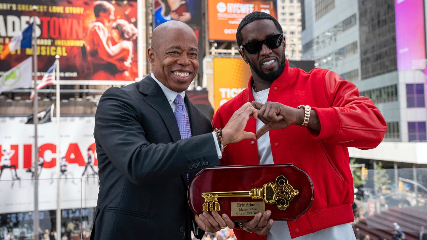 P-Diddy wird mit dem Schlüssel zur Stadt New York ausgezeichnet