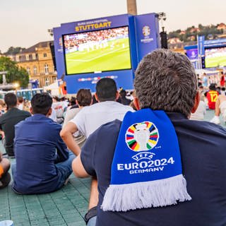 Europameisterschaft 2024: Public Viewing in Stuttgart.