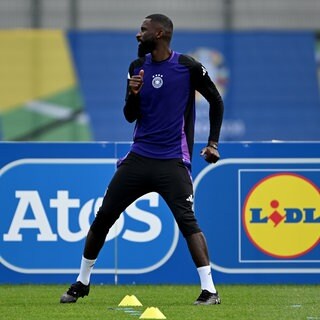 Antonio Ruediger im Training der Nationalmannschaft 