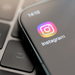 Instagram-App auf einem Smartphone