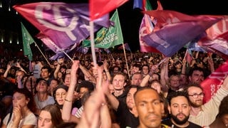 Kundgebung und Proteste gegen Rechts in Frankreich