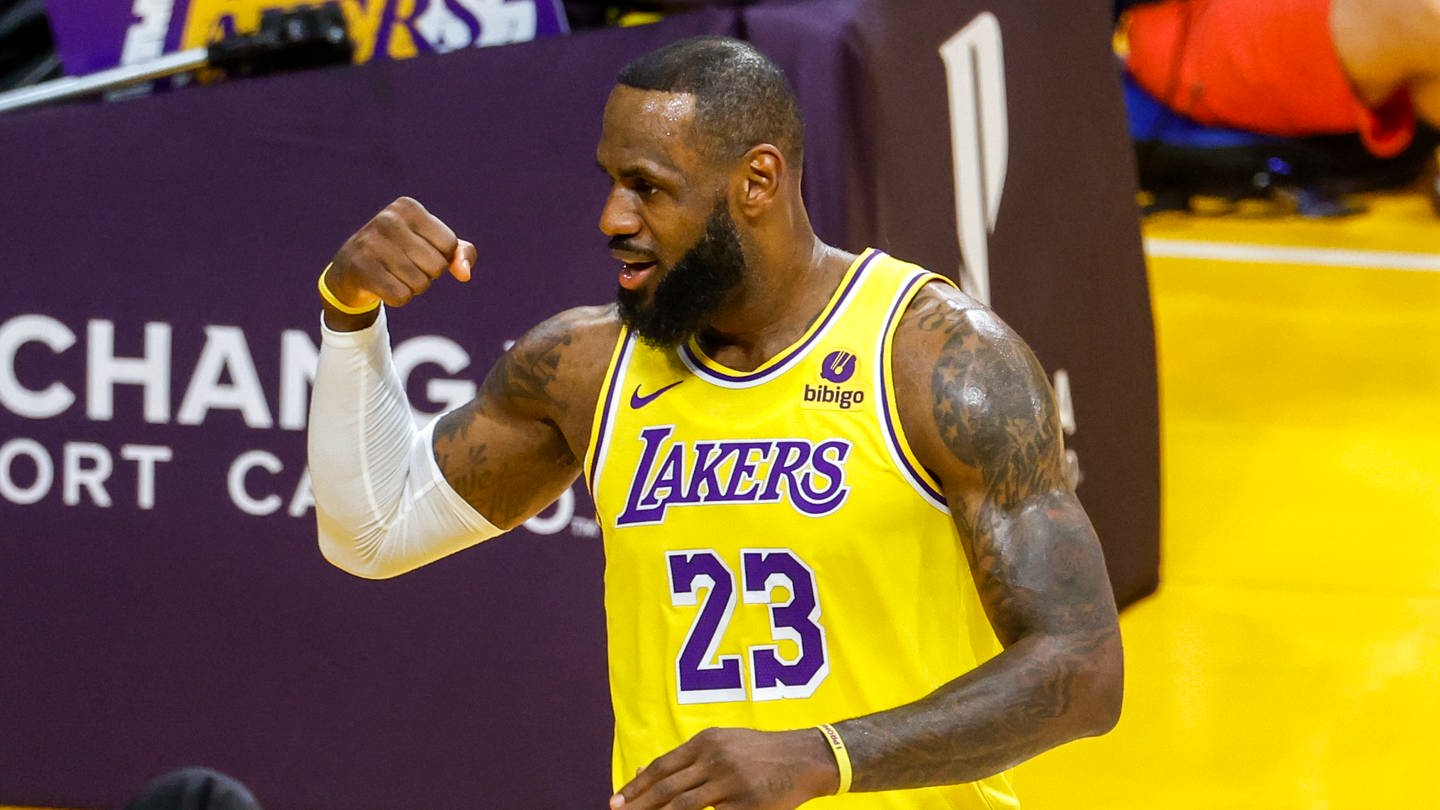 LeBron James von den Los Angeles Lakers.