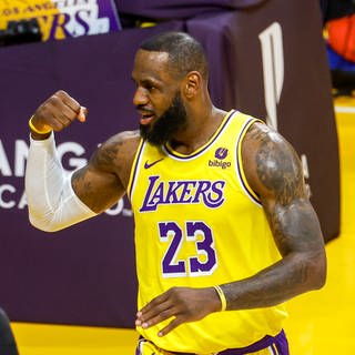 LeBron James von den Los Angeles Lakers.