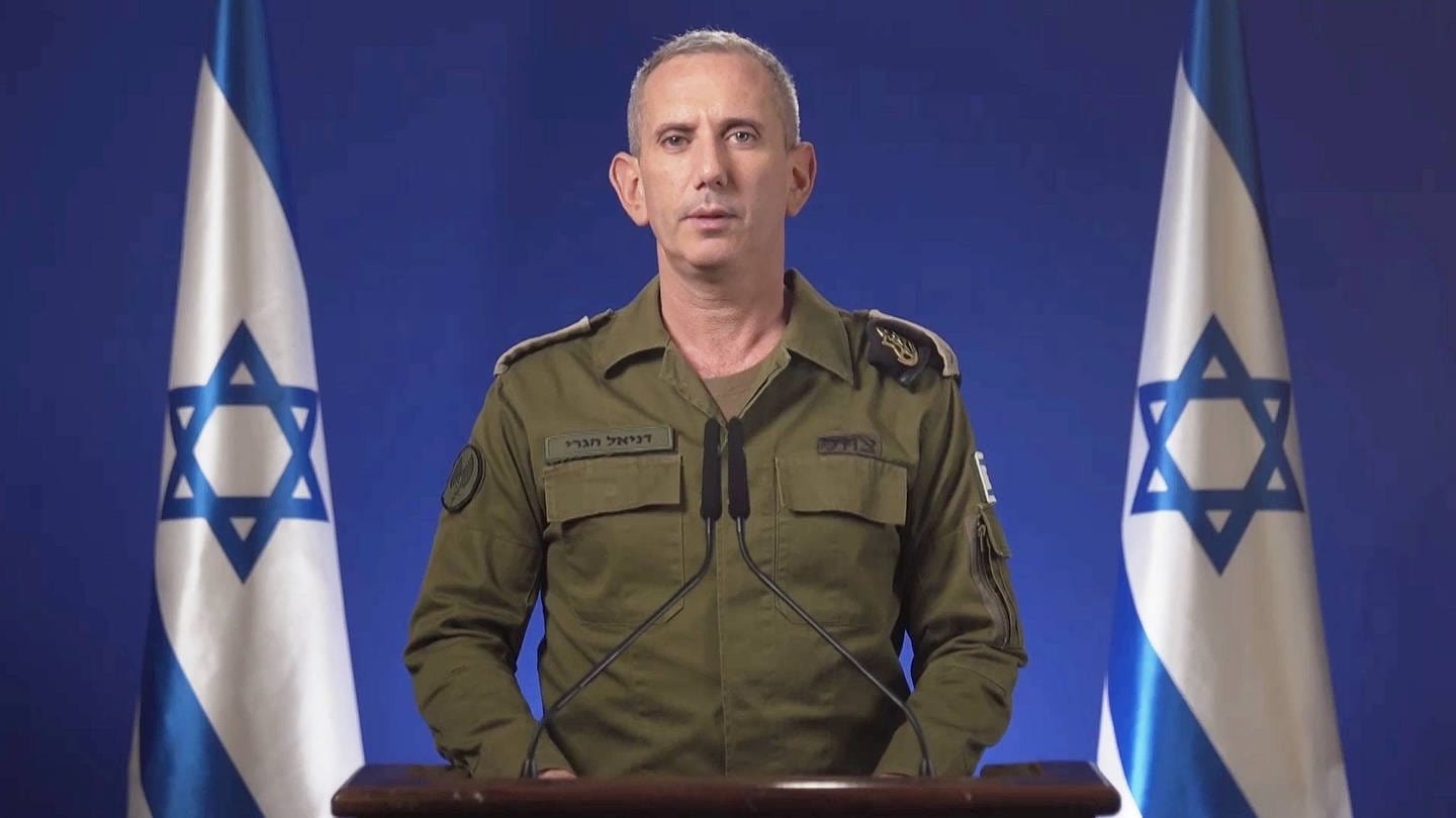 Der Armeesprecher von Israel - Daniel Hagari