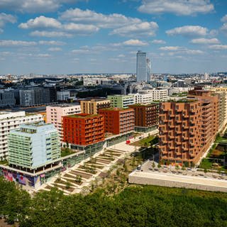 Olympisches Dorf in der Pariser Vorstadt Saint-Denis.