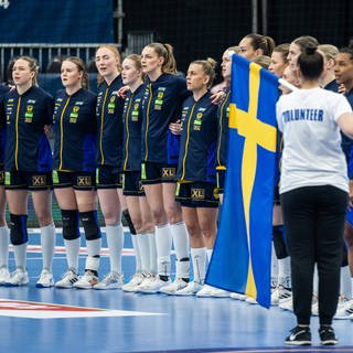 Das schwedische Handball-Team für Olmypia 2024.