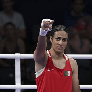 Olympia: Imane Khelif nach ihrem Boxkampf gegen Angela Carini