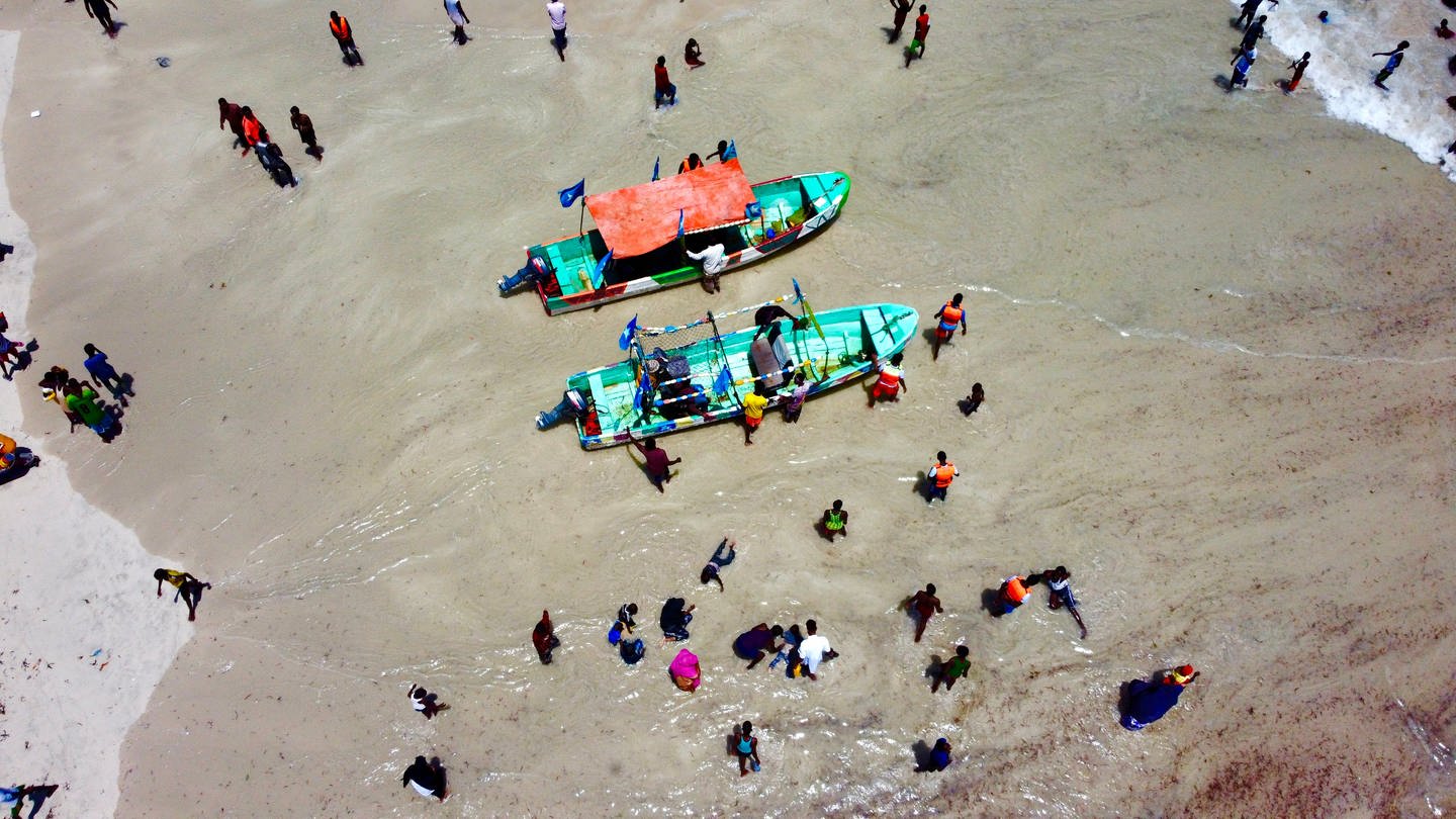 Der Lido Beach in Somalia.