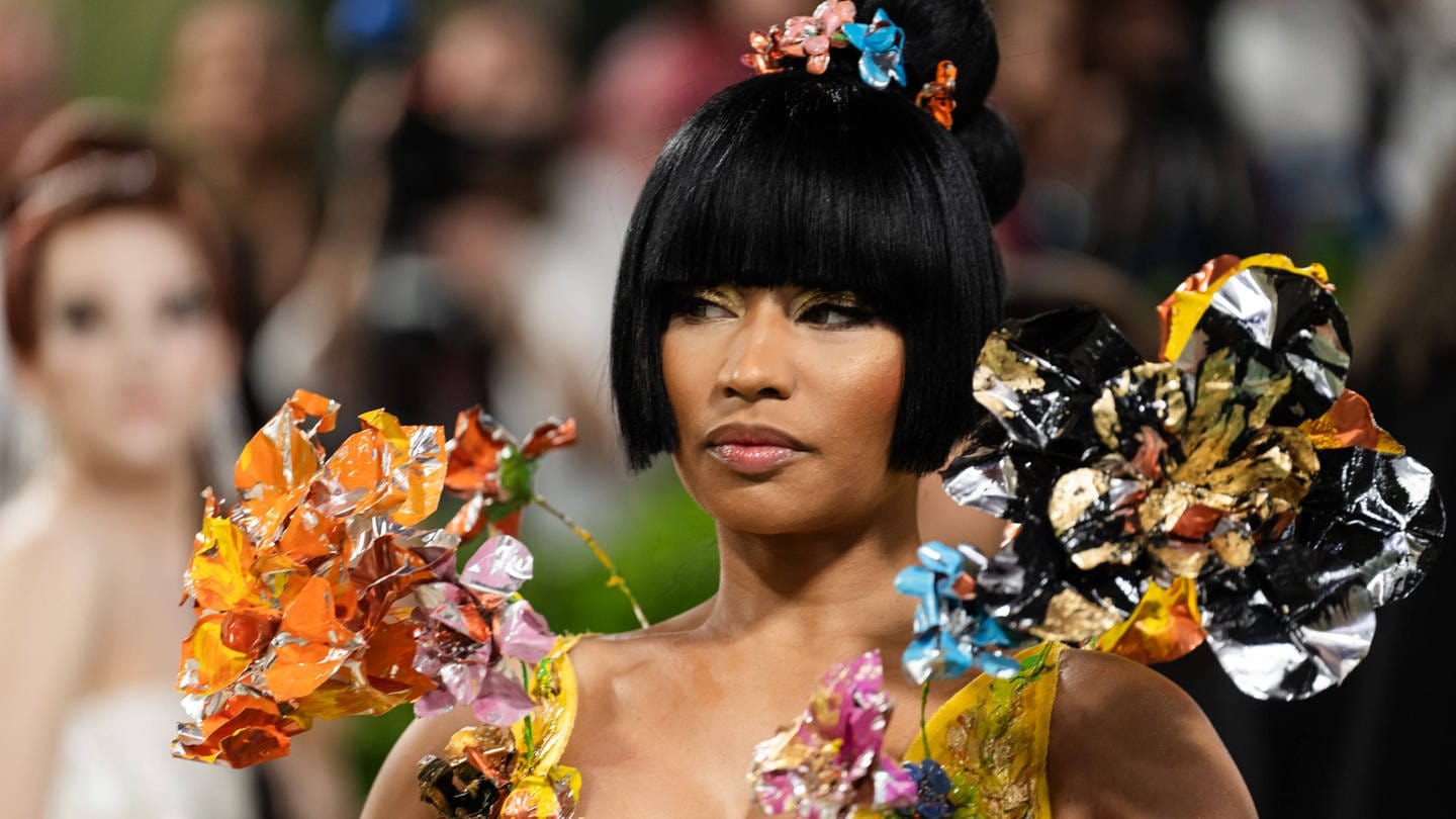 Rapperin Nicki Minaj auf der Metgala 2024 (Archivbild)