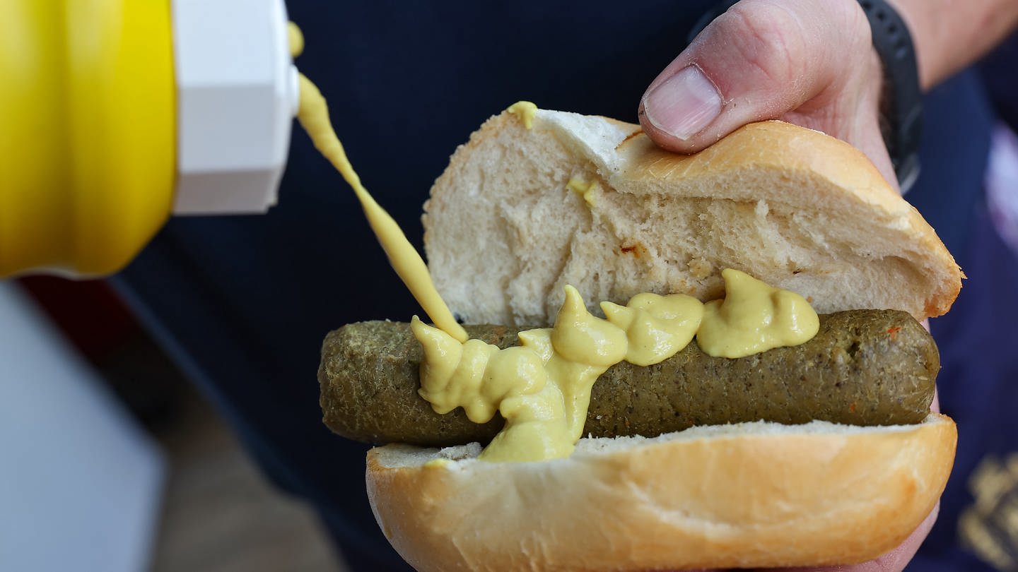 In den Bundesliga-Stadion gibt es immer mehr veganes Esses