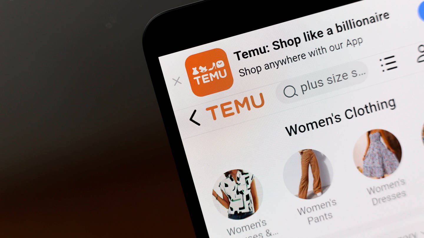 In der chinesischen Shopping-App Temu können bald auch deutsche Hersteller ihre Sachen verkaufen.