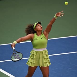 Osaka beim Tennis