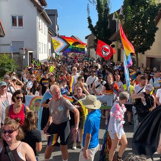 Hunderte Menschen bei der Dorfpride im Kreis Ketsch.