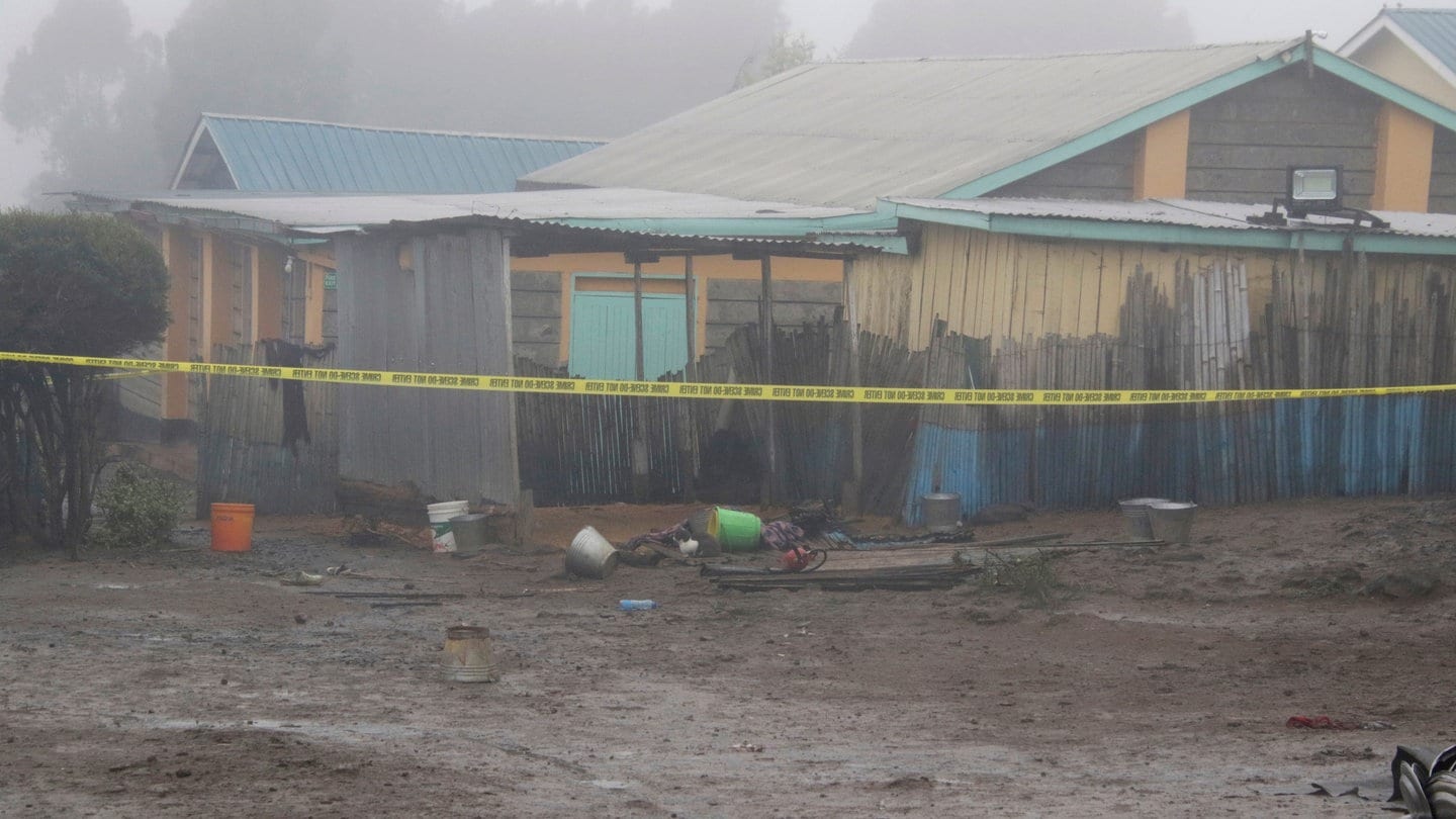 Brand in der Hillside Endarasha Primary Schule in Nyeri