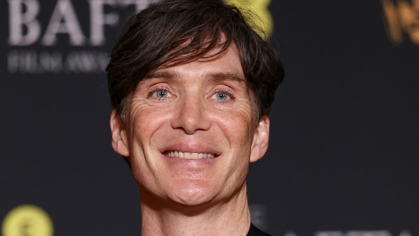 Cillian Murphy im Presseraum nach dem Gewinn des Preises für den besten Hauptdarsteller im Film 