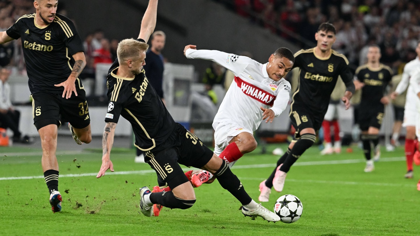 Am Dienstagabend empfang der VfB Stuttgart Sparta Prag in der Champions League.