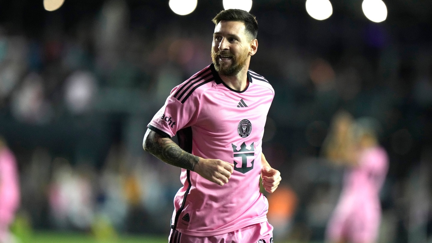 Lionel Messi hat einen Hattrick für Inter Miami geschossen